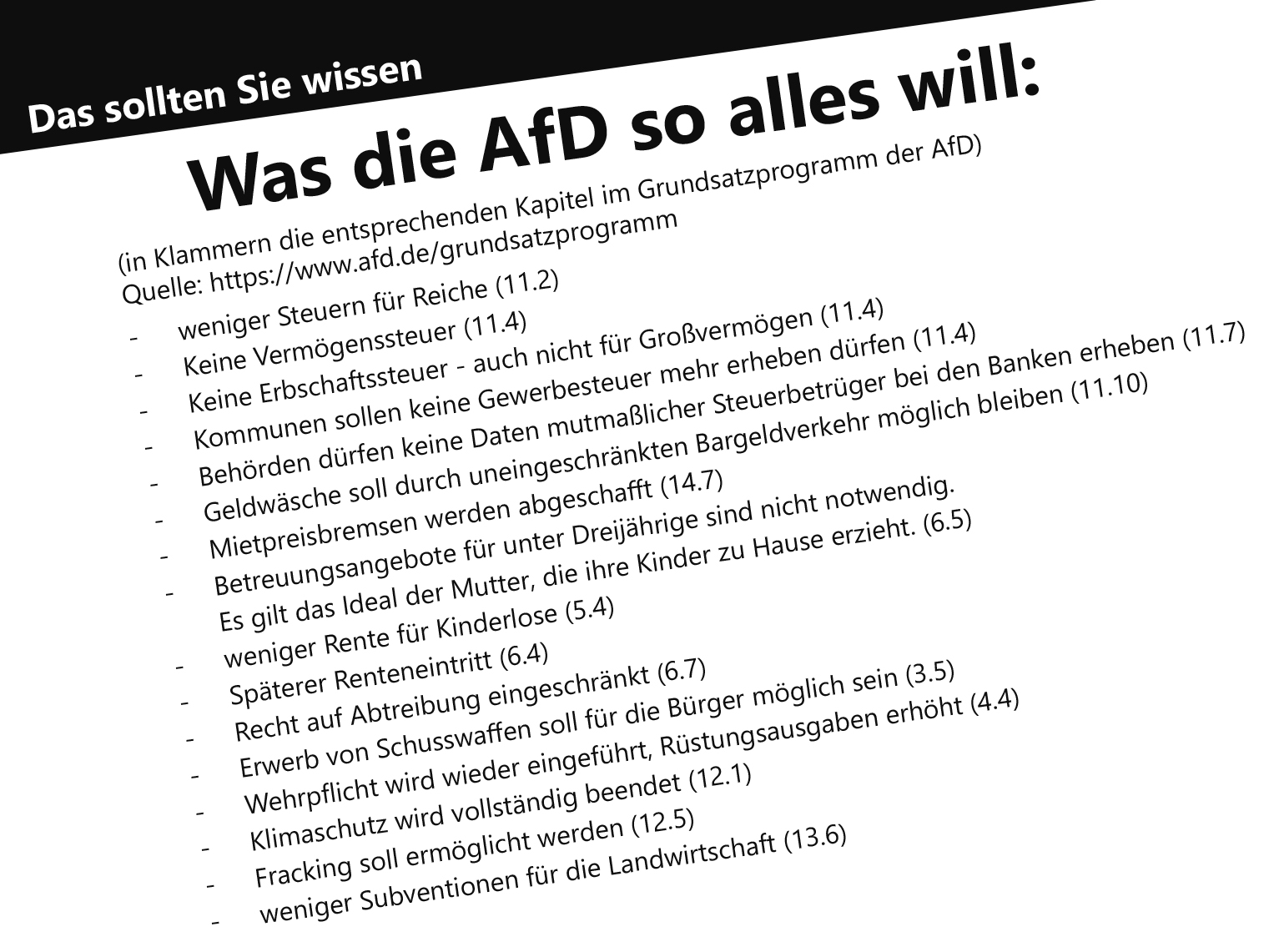 Bild aus einer Aktion von Hungen ist bunt