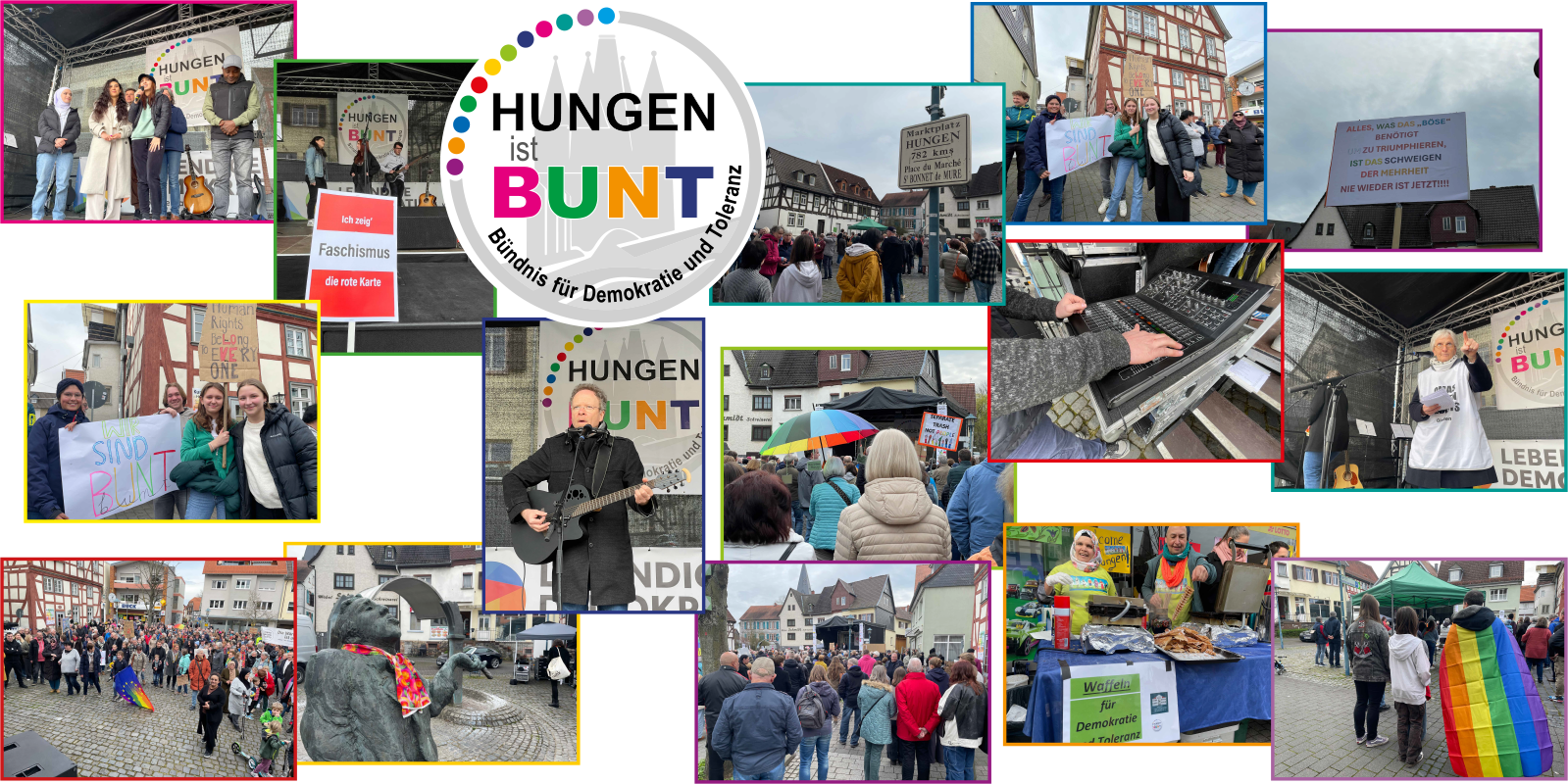 Bild aus einer Aktion von Hungen ist bunt