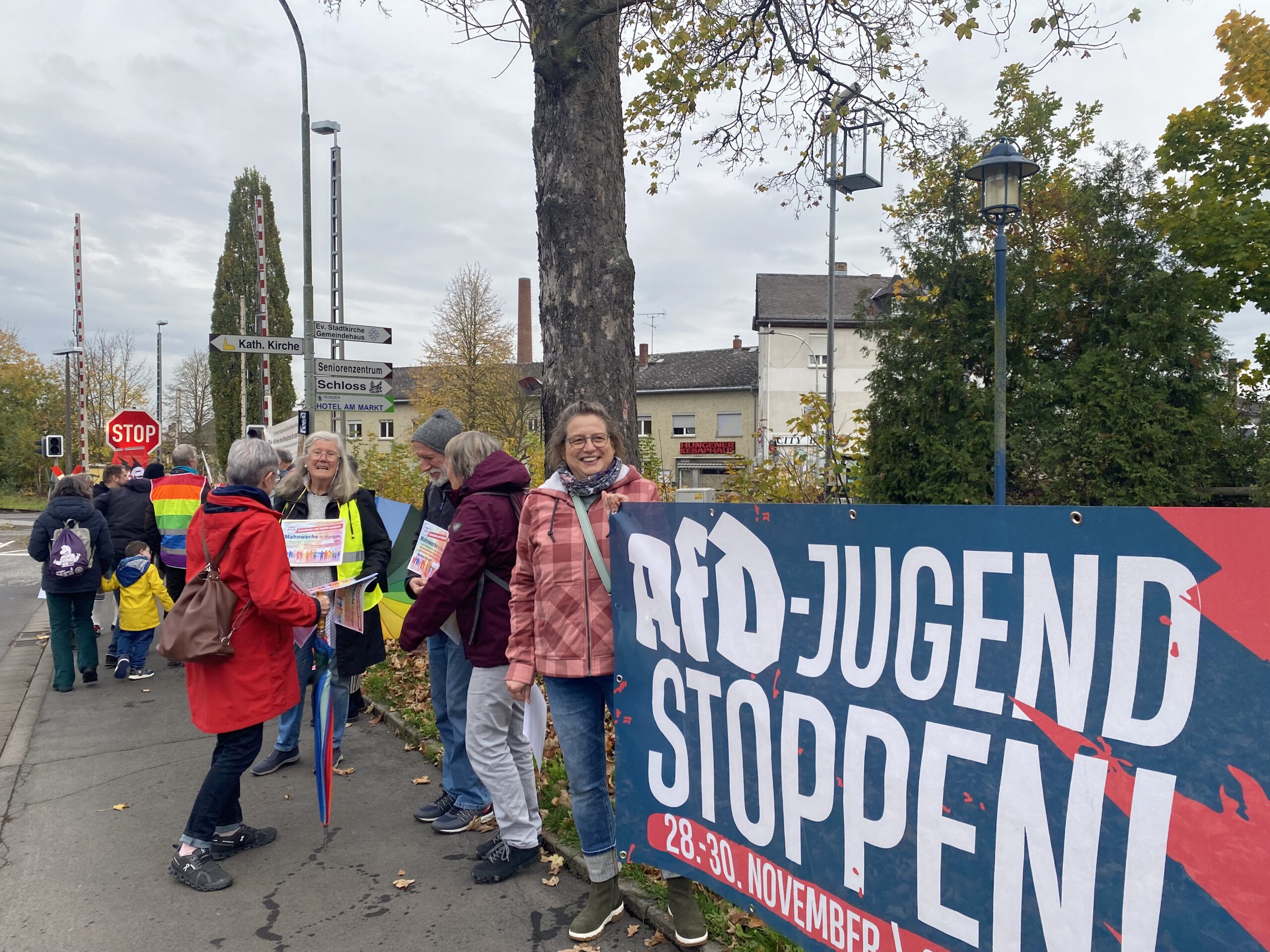 Bild aus einer Aktion von Hungen ist bunt