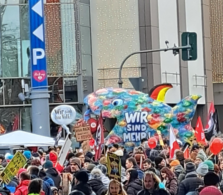 Bild aus einer Aktion von Hungen ist bunt